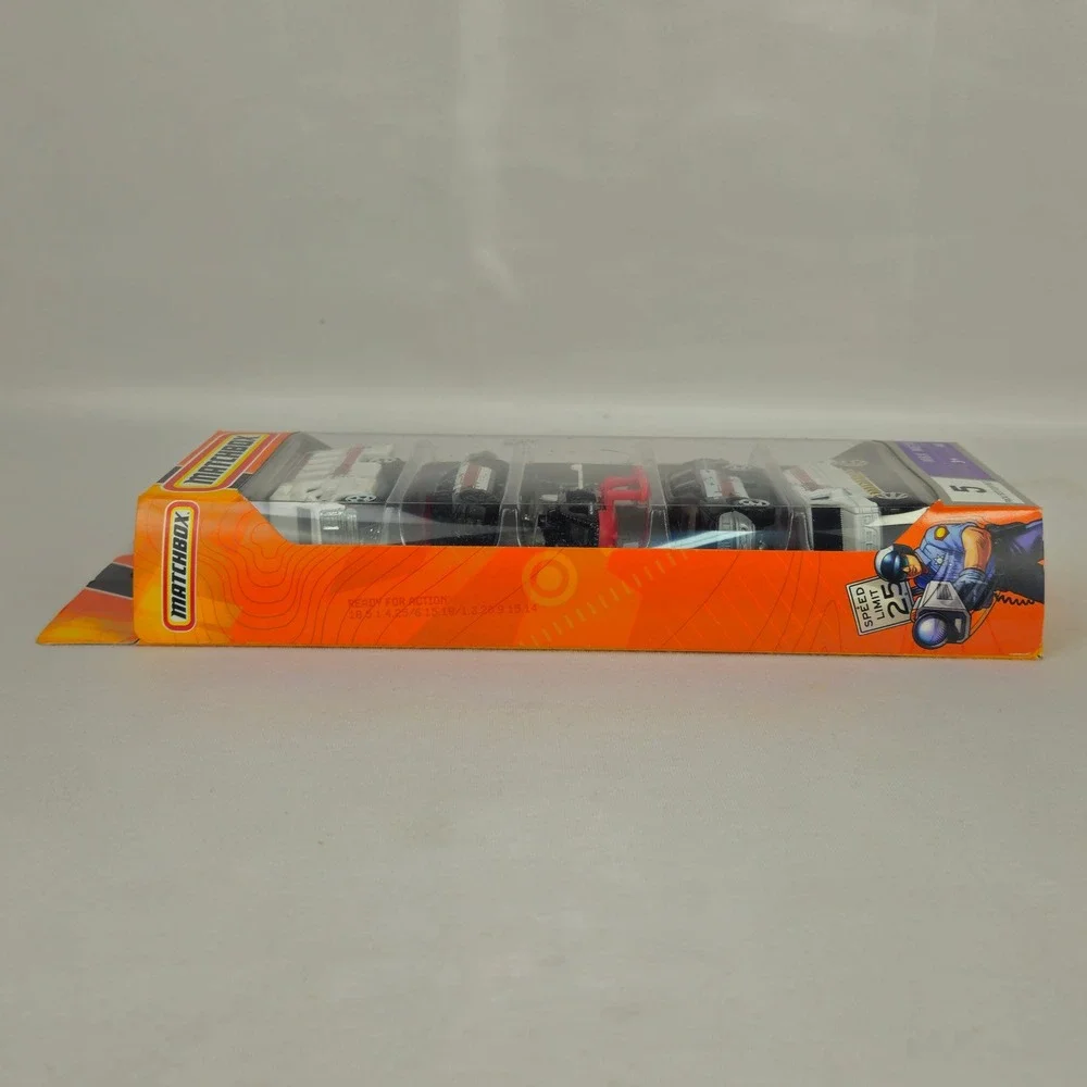 Matchbox Ready for Action 5-Pack‎ MBX Metal Police Vehicles N9646 #12 (K139)